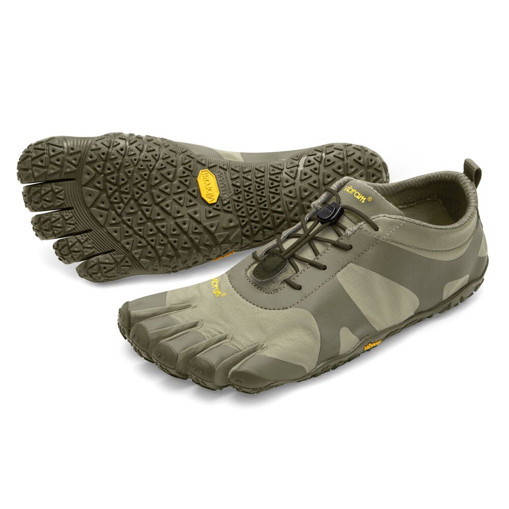 Vibram Five Fingers Womens Training Shoes - Olive - V-Alpha - 73029-XLRV